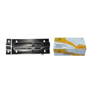 BARREL BOLT CHROME PLATED WITH SCREW
