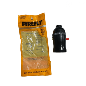 E27 PUSH TROUGH SOCKET