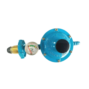 LPG REGULATOR WITH GAUGE AND AUTO LOCK