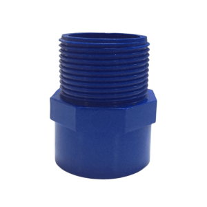 PVC BLUE MALE ADAPTER