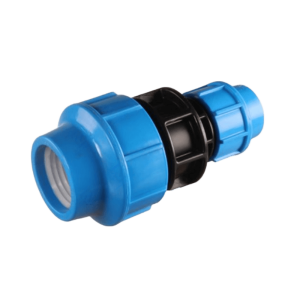 REDUCING PVC COUPLING FOR PE PIPES POVOTE TYPE