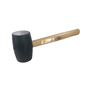 RUBBER MALLET WOODEN HANDLE