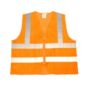 SAFETY VEST ORANGE MESH