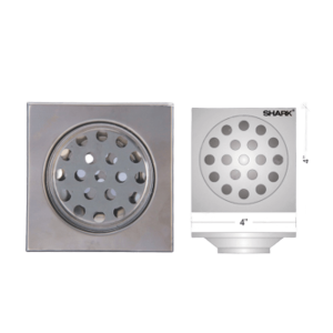 STAINLESS FLOOR STRAINER